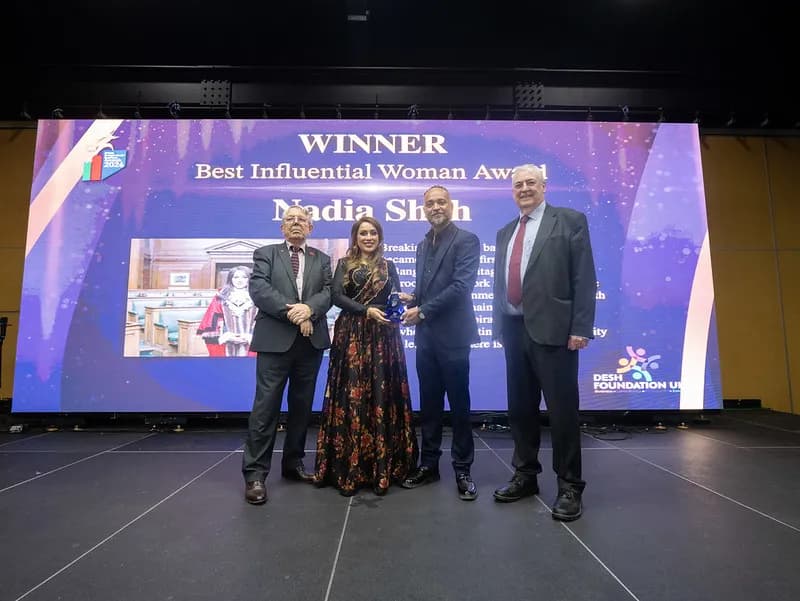 Nadia Shah from Camden was named Most Influential Woman